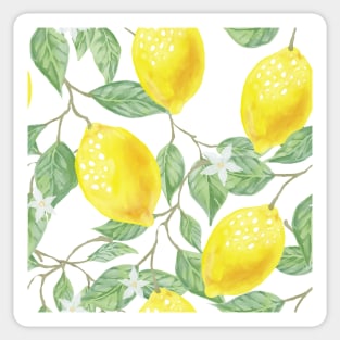 Vintage Lemons Sticker